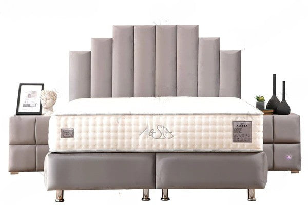 Lit Coffre NATURA- Velours