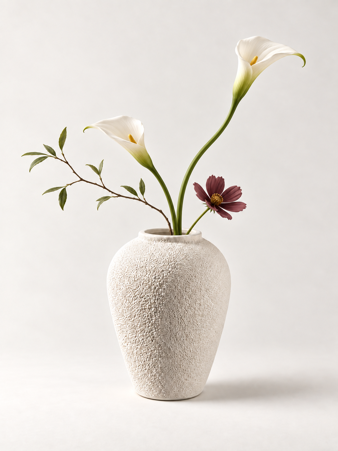 Petit vase crème