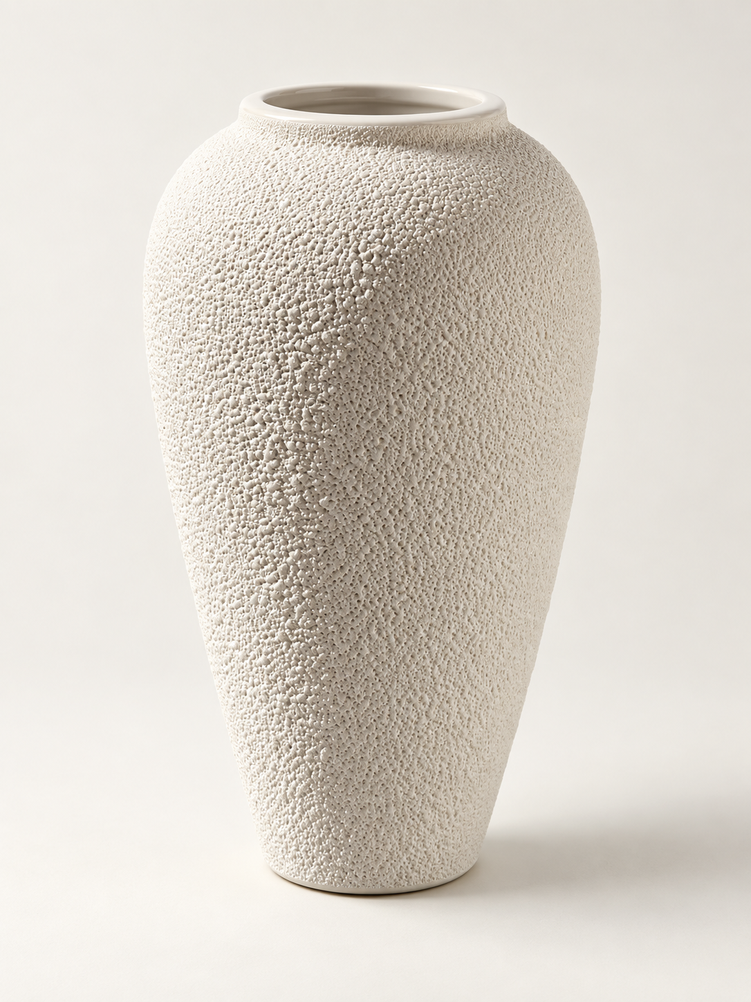 Grand vase crème