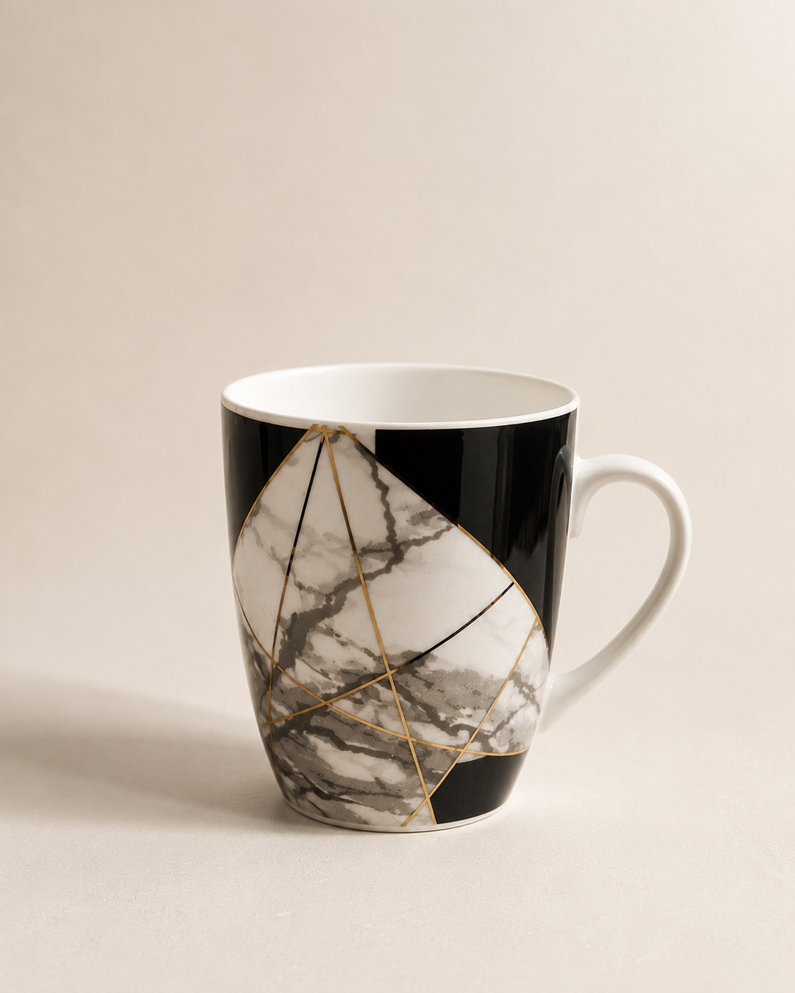 Lot de 4 mugs marbré