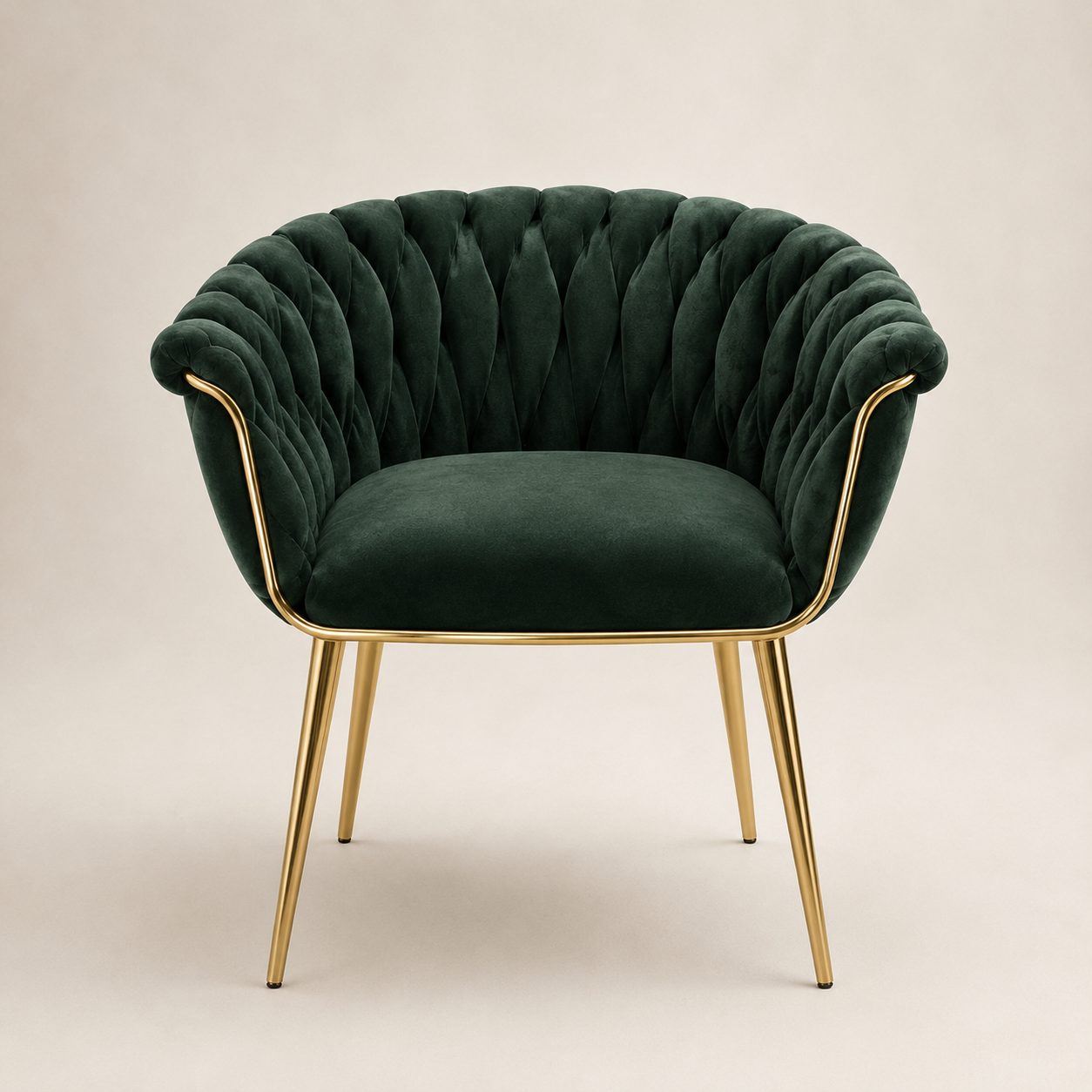 Chaise Cocon vert sapin