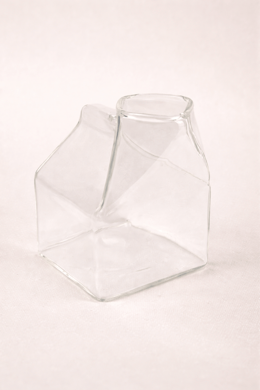 Brique de lait HomeDeLuxe, emballage en carton blanc avec logo, vue frontale sur l'image.
