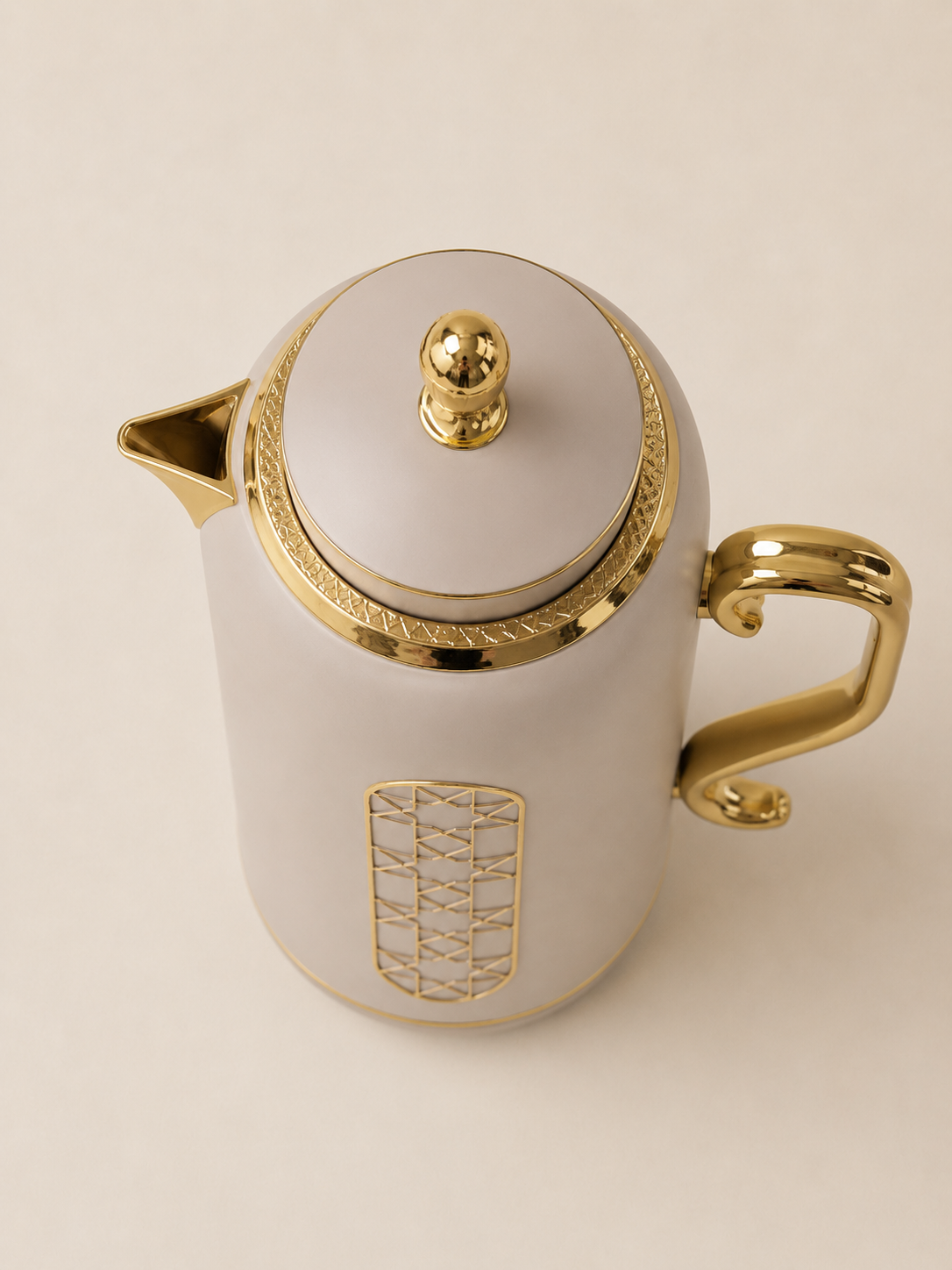 Thermos zellige sable & doré