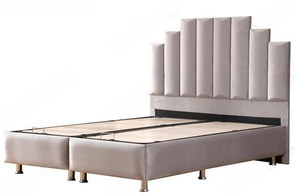 Lit Coffre NATURA- Velours