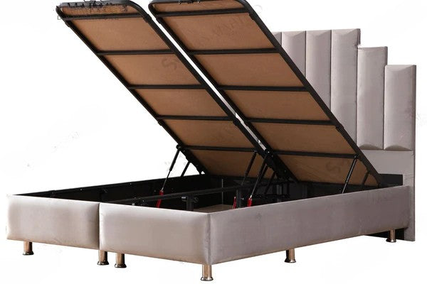 Lit Coffre NATURA- Velours
