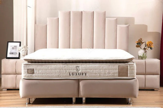 Lit Coffre NATURA- Velours