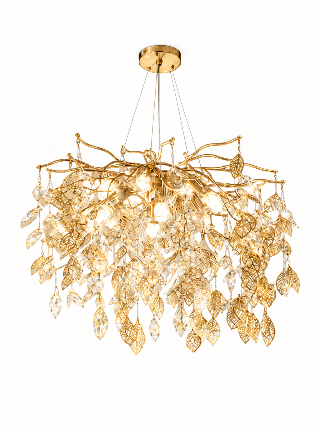 Lustre Leaf doré