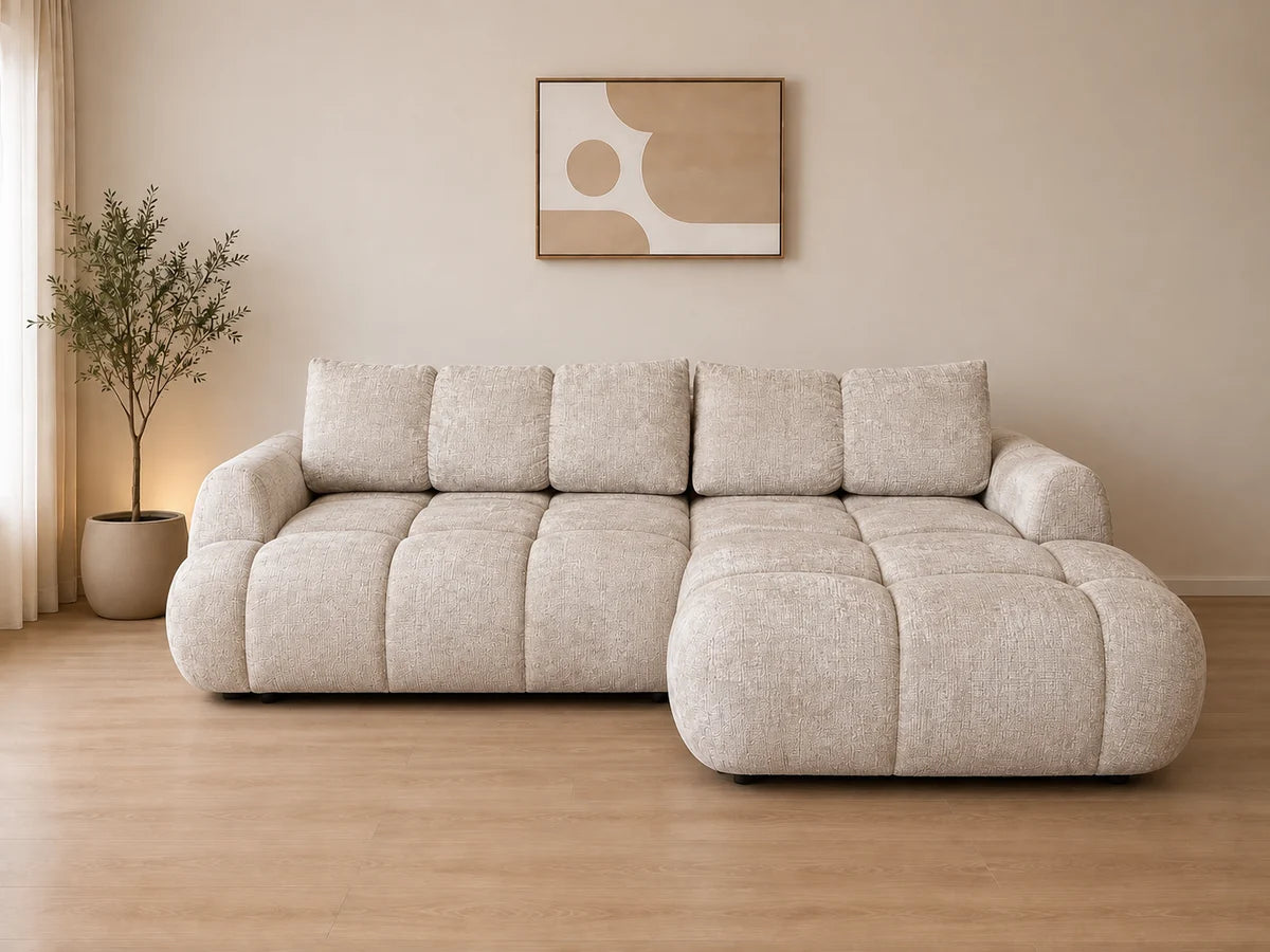 Canapé D'angle Convertible Léo Design Bubble