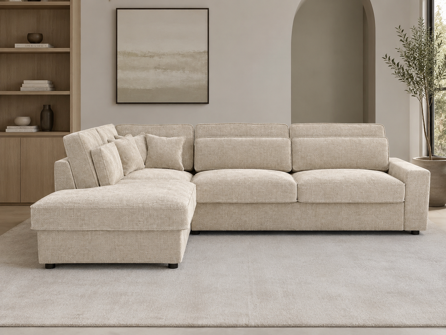Canapé d'Angle Lexus Marbella Beige