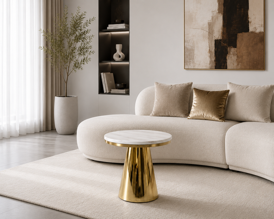 Table basse HomeDeLuxe, table d'appoint moderne en bois avec surface lisse et design élégant.