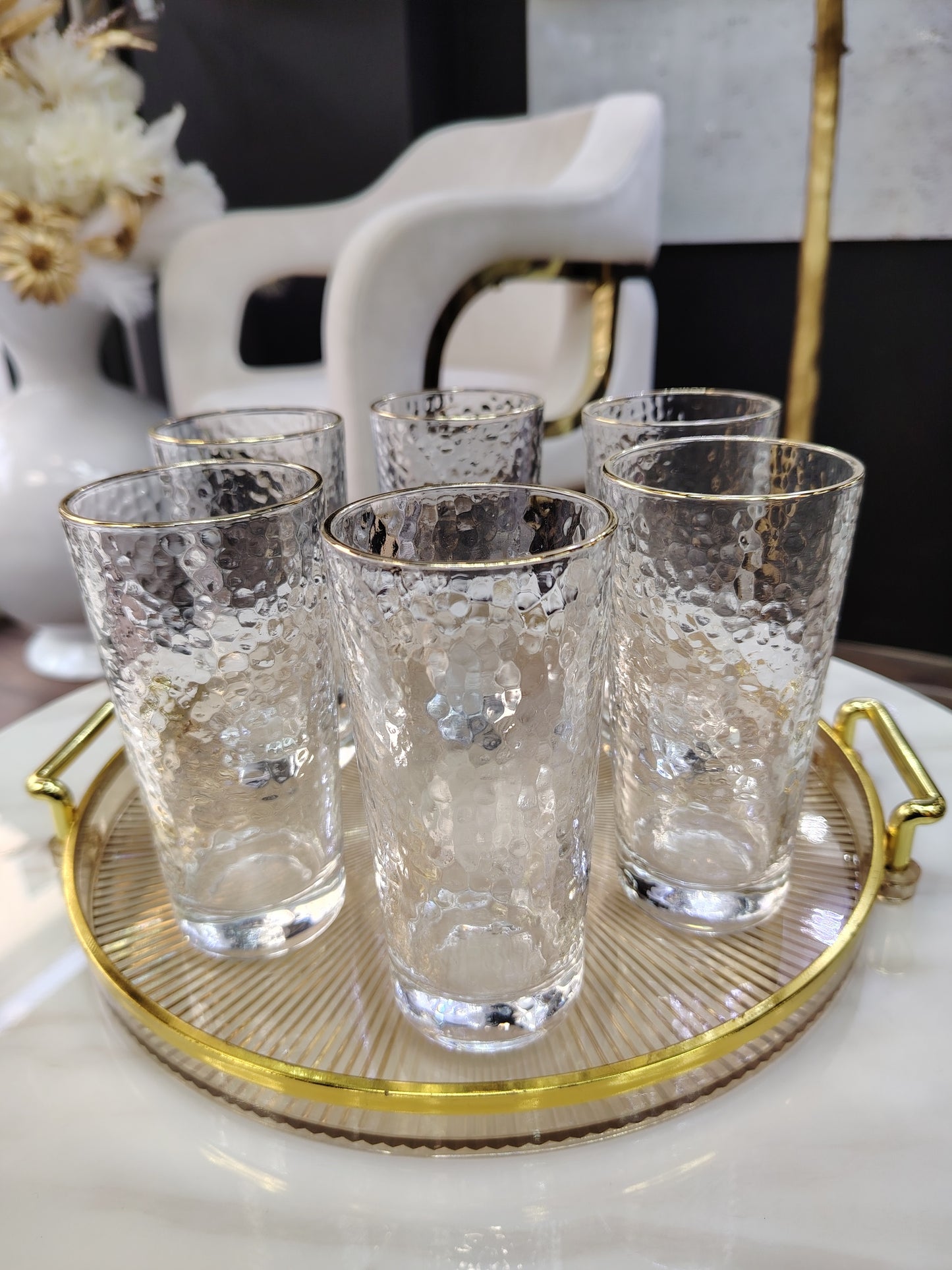 6 verres à eau