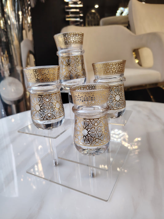 12 petits verres à thé