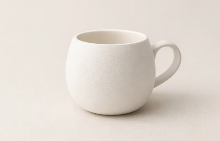 Set de deux mugs beiges chubby - Home de Luxe France 