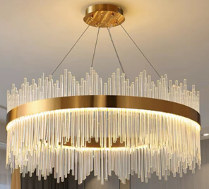 lustre Anneaux moderne Éclairage LED 60cm