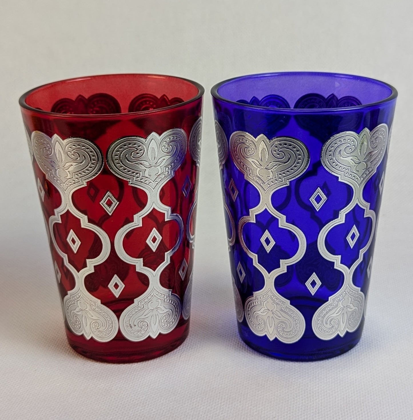 12 Verres à thé FES colorés