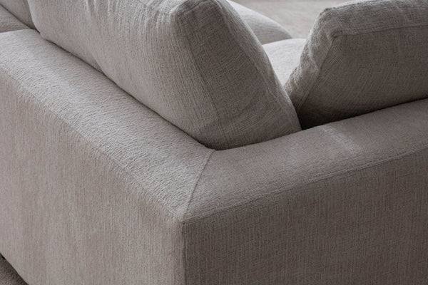 Canapé Julia Modulable Chenille 4+1 Pouf