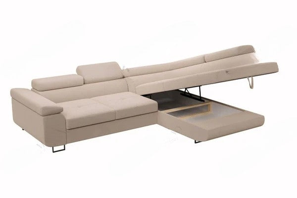 Canapé D'angle Convertible Tony Gris Anthracite
