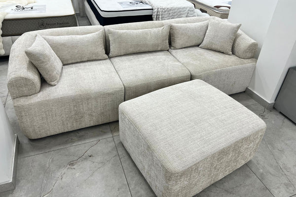 Canapé Mila Modulable Marbella Crème