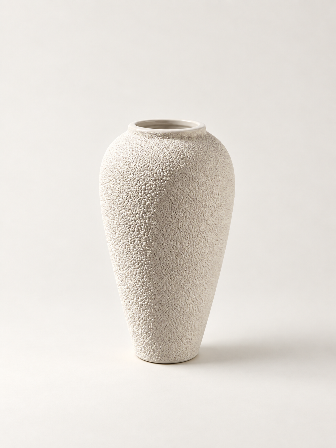 Grand vase crème