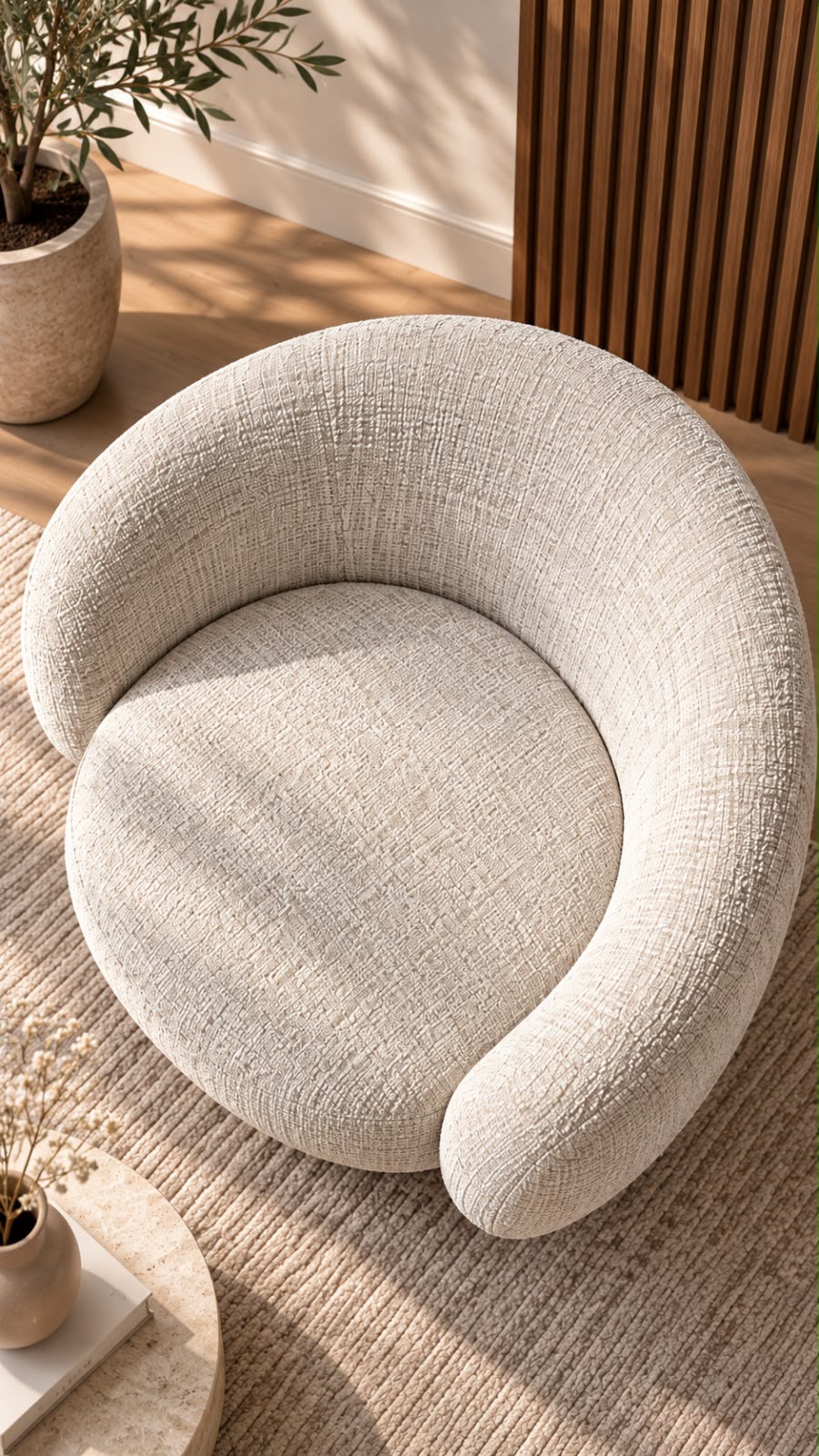 Fauteuil marbella beige