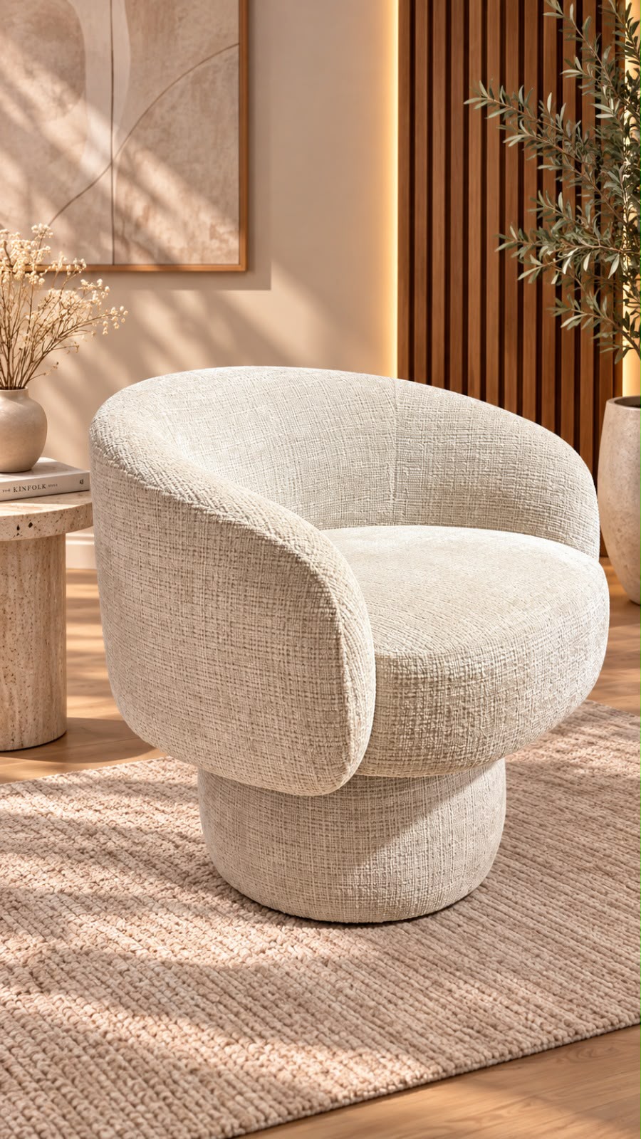 Fauteuil marbella beige