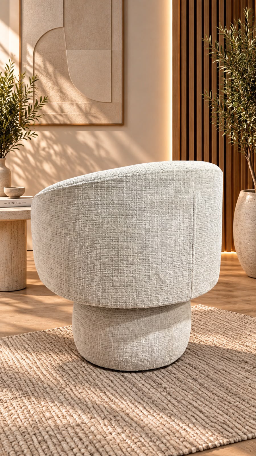 Fauteuil marbella beige