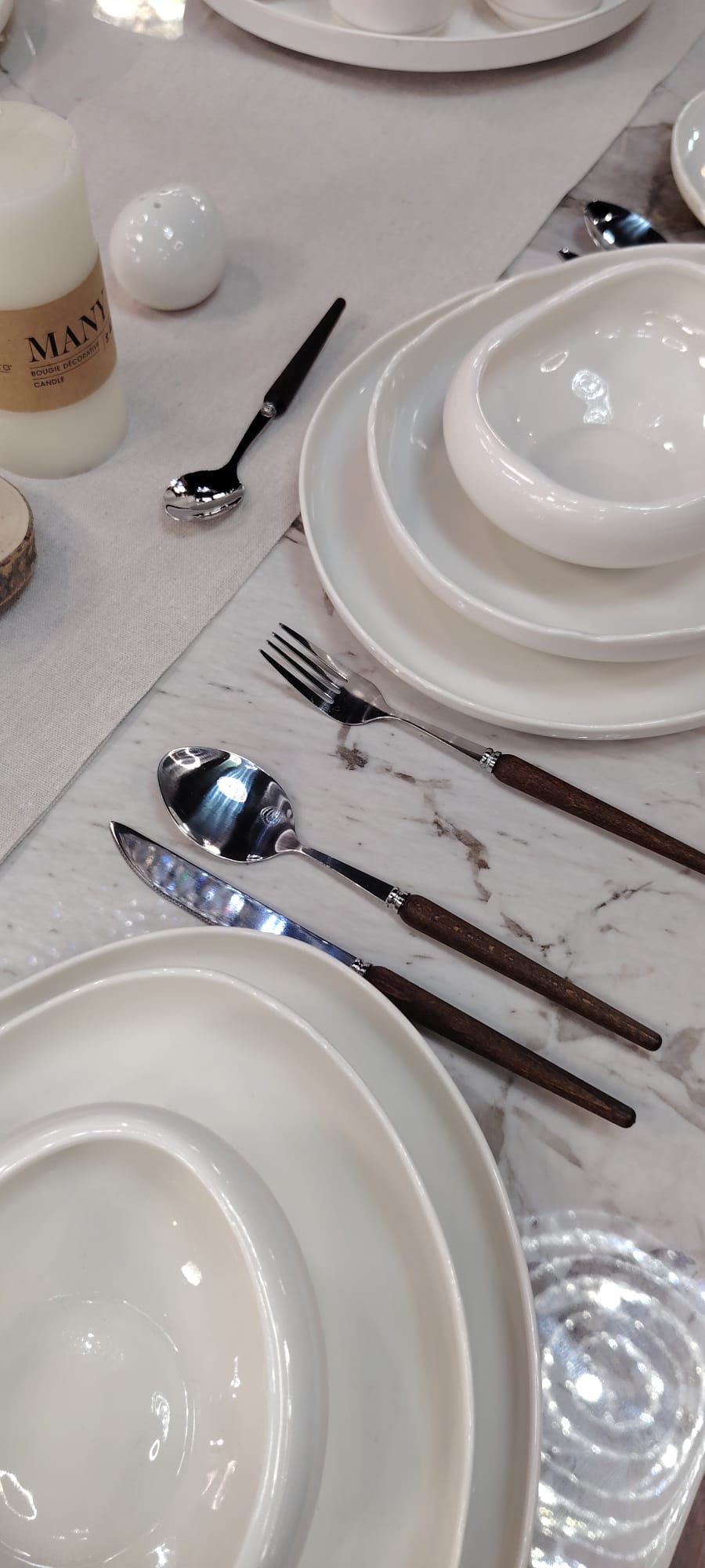 Ménagère bois & argent