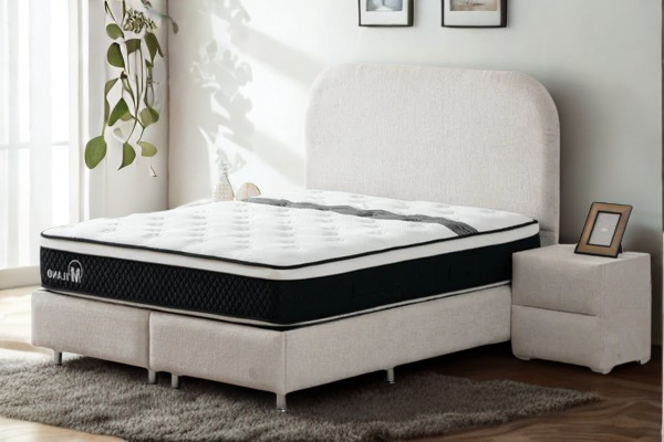 Lit Coffre JADE BLANC CASSE - Chenille