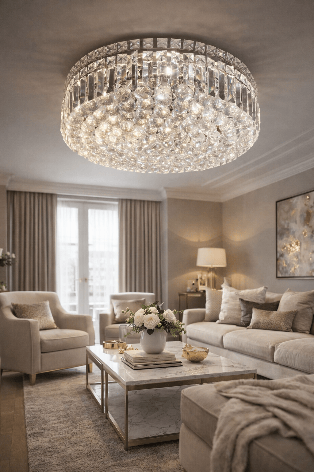 Lustre à boule majestic - Home de Luxe France