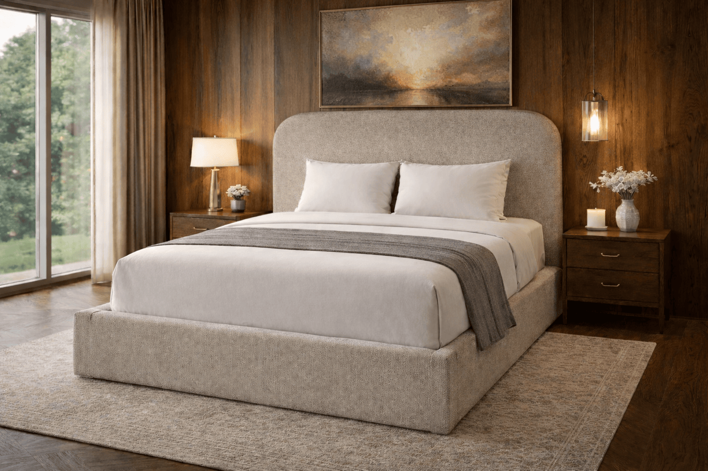 Cadre De Lit JADE - Chenille - Home de Luxe France 
