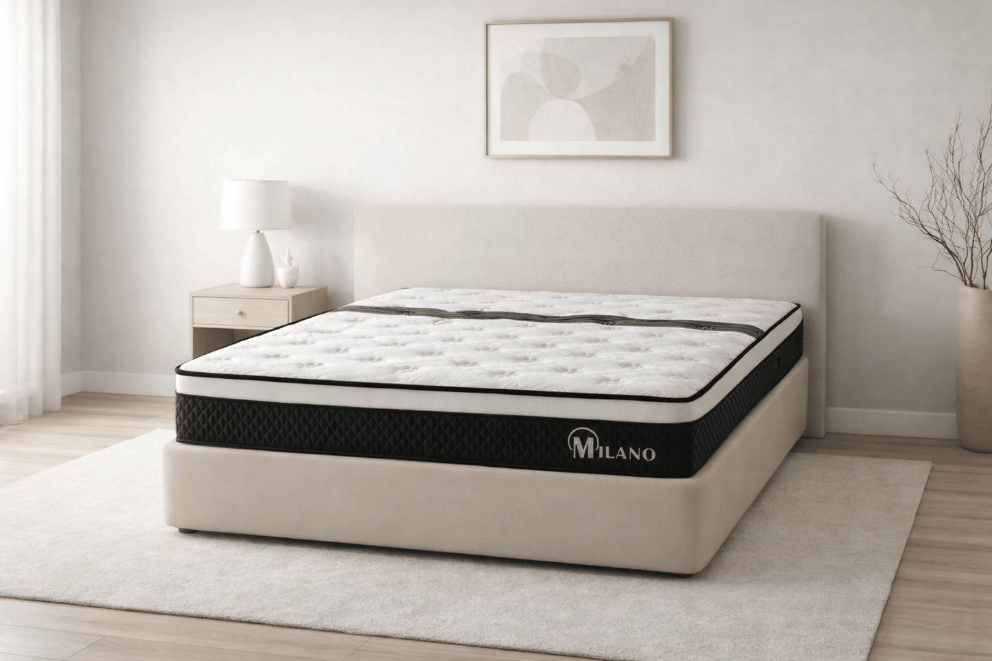 Matelas Milano Ressort- 31 cm - Home de Luxe France 