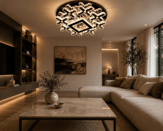 Lustre LED géometrique - HomeDeLuxe