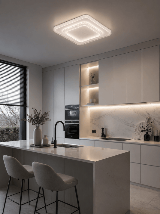 Plafonnier LED pailleté - HomeDeLuxe