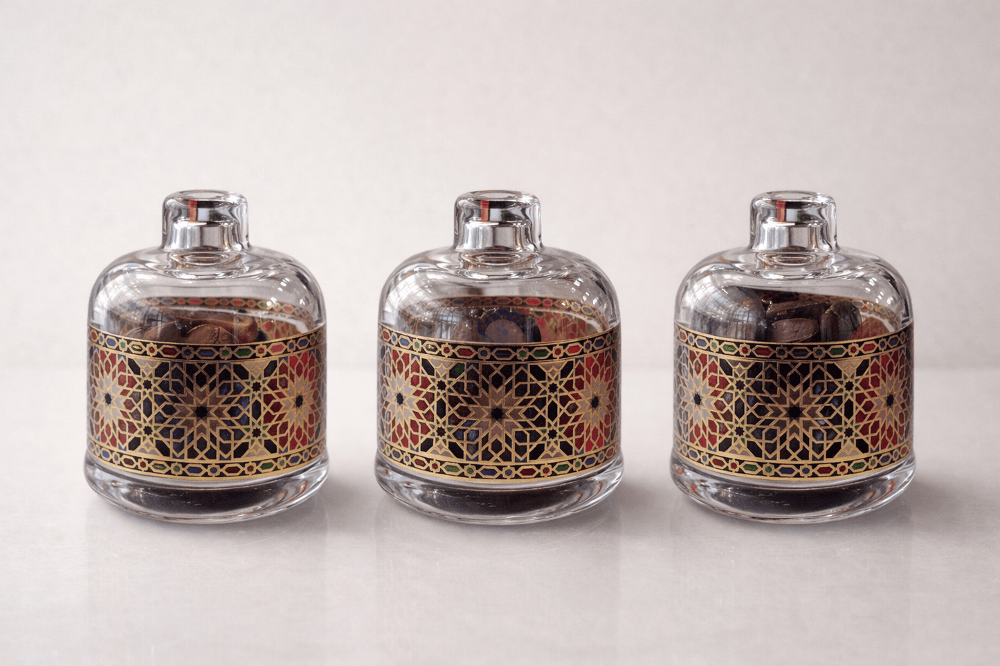 Trio de bonbonnière au design marocain - Home de Luxe France 