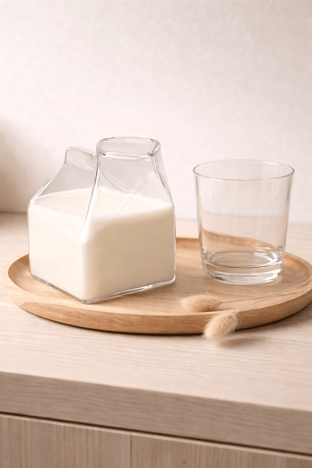 Brique de lait aux parois transparentes - Home de Luxe France 