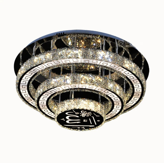 Plafonnier LED Design Moderne avec Calligraphie Arabe