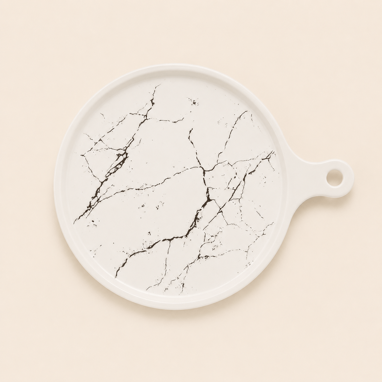 Petite planche à fromage HomeDeLuxe pour présentation élégante, en bois naturel avec compartiments pour fromages et accompagnements.
