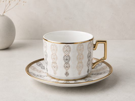 Six tasses & sous tasses