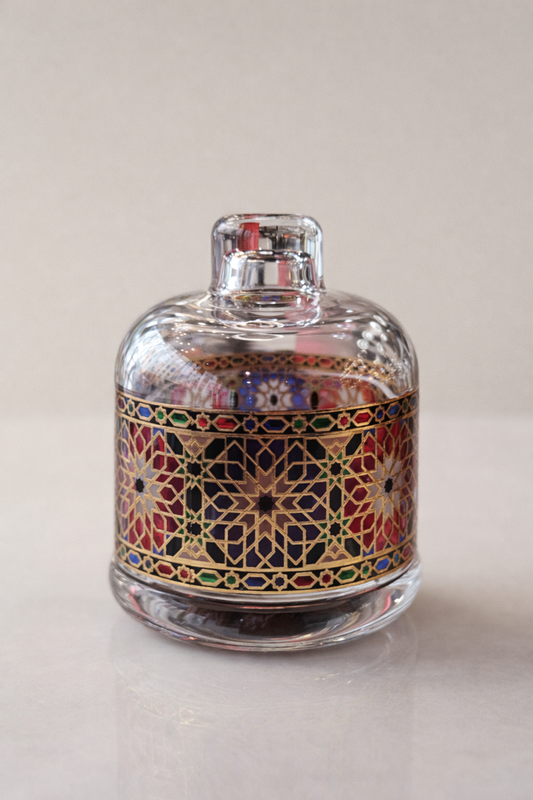 Bonbonnière HomeDeLuxe avec design marocain en trio, décor élégant et motifs traditionnels, idéale pour la décoration intérieure.