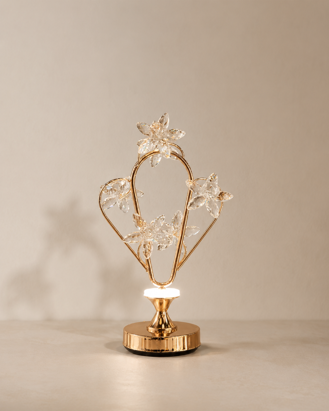 Lampe LED fleurs HomeDeLuxe avec design floral coloré et éclairage doux, idéale pour décoration intérieure.