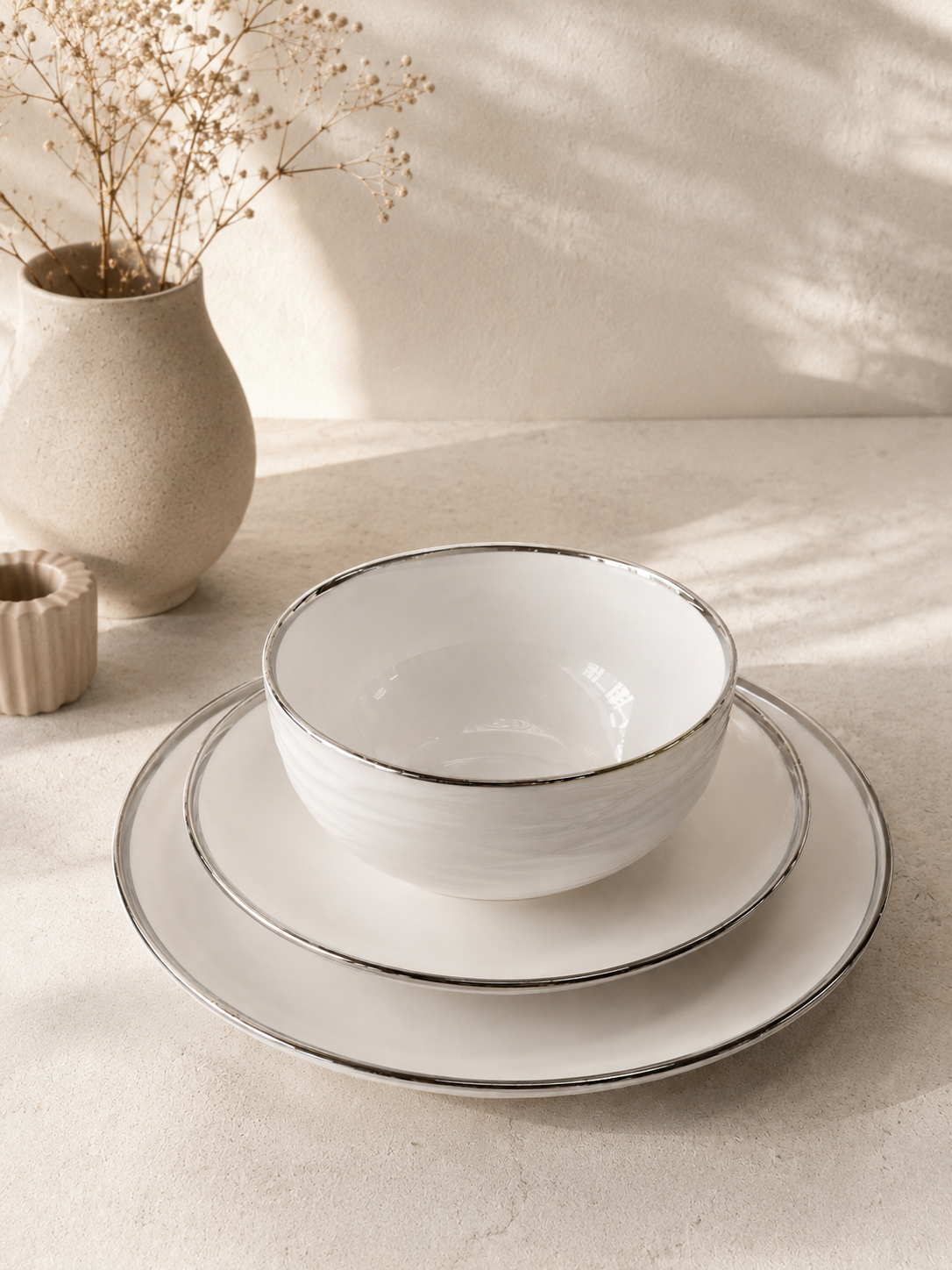 Service de table 32 pièces silver