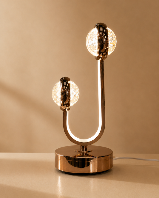 Lampe LED bulles HomeDeLuxe avec bulles colorées et lumière douce, idéale pour la décoration intérieure.