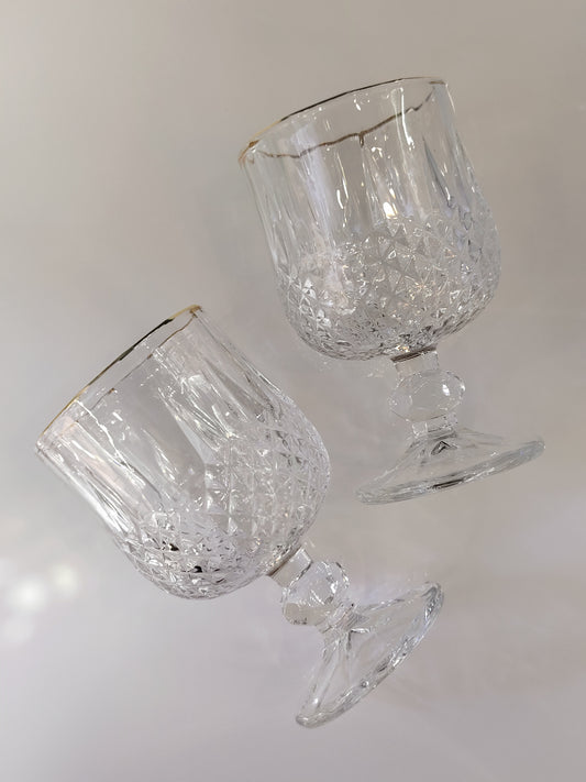 6 verres à pieds Aya