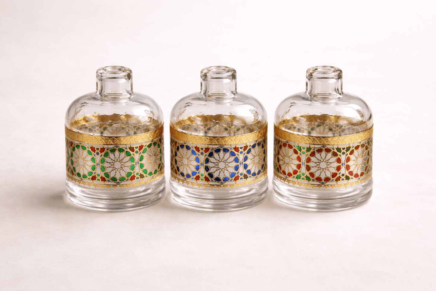 Trio de bonbonnière au design marocain - Home de Luxe France 