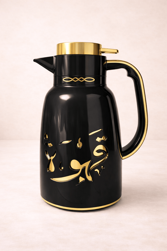 Thermos isotherme noir élégant pour café - Home de Luxe France 