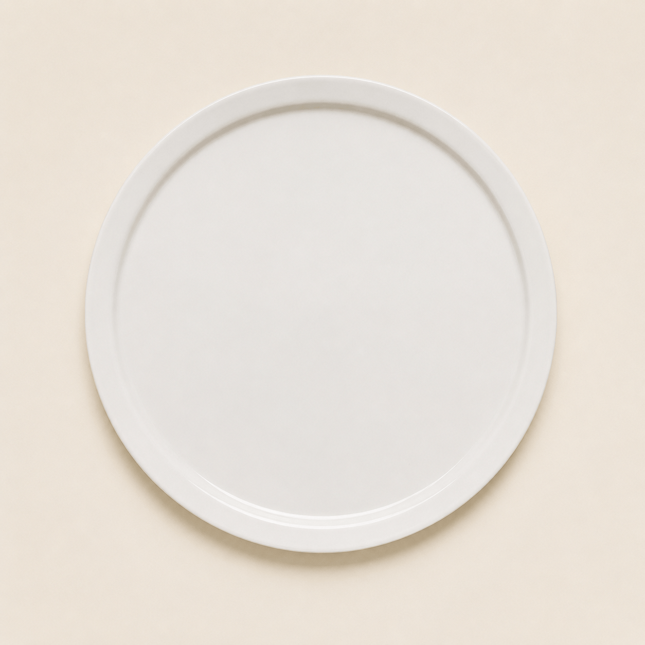 Plat de présentation HomeDeLuxe en céramique, élégant et rectangulaire, idéal pour servir et présenter des plats.