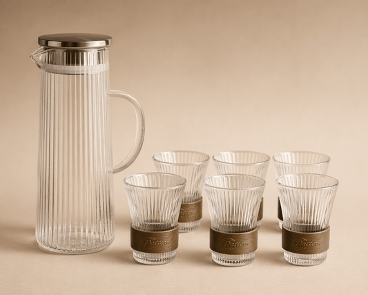 Carafe et 6 verres - Home de Luxe France 