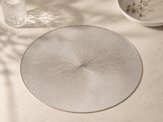 Set de table argenté - HomeDeLuxe