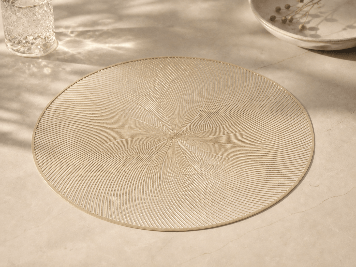 Set de table doré - HomeDeLuxe